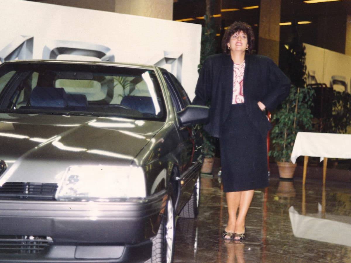 Anni '80 - in showroom Alfa Romeo